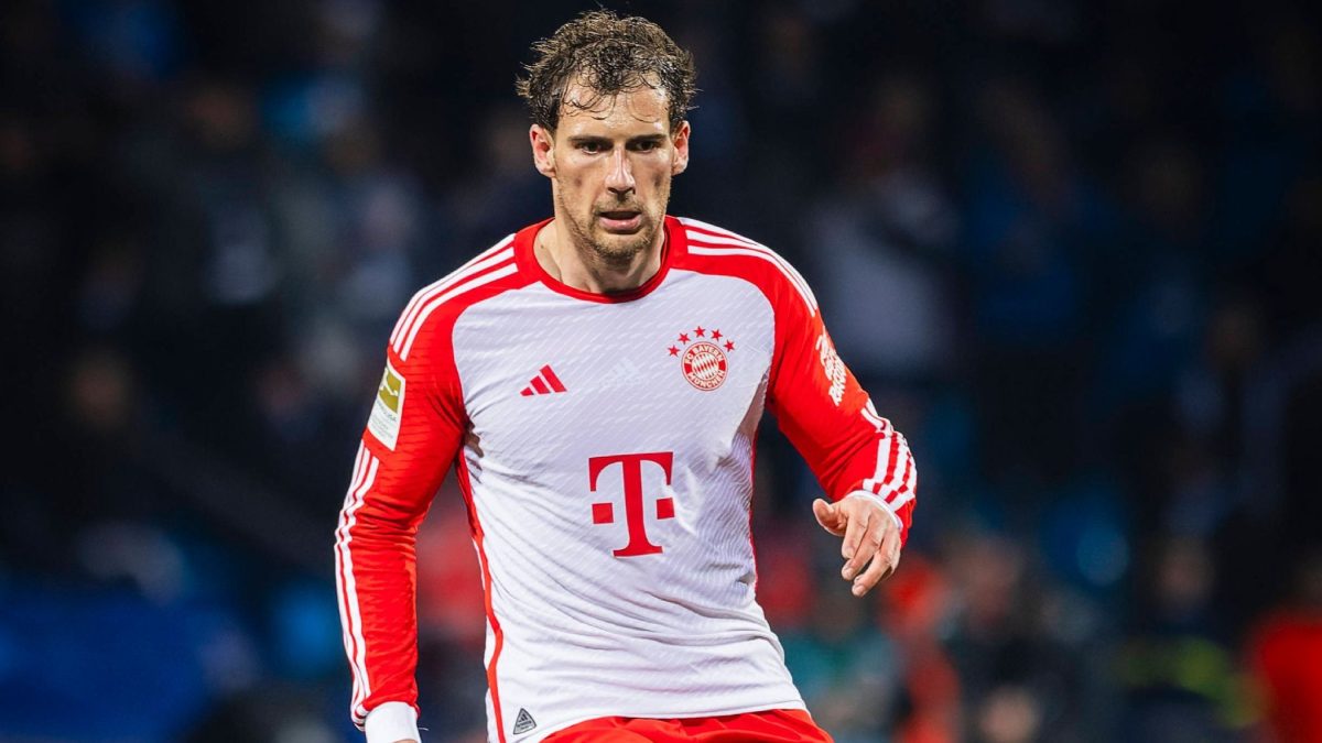 Leon Goretzka durante un partido con el Bayern de Múnich