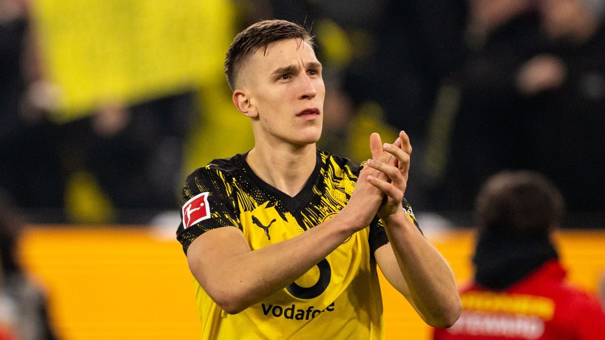 Nico Schlotterbeck tras un partido con el Borussia Dortmund