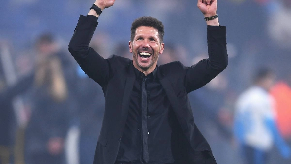 Cholo Simeone, entrenador del Atlético de Madrid 