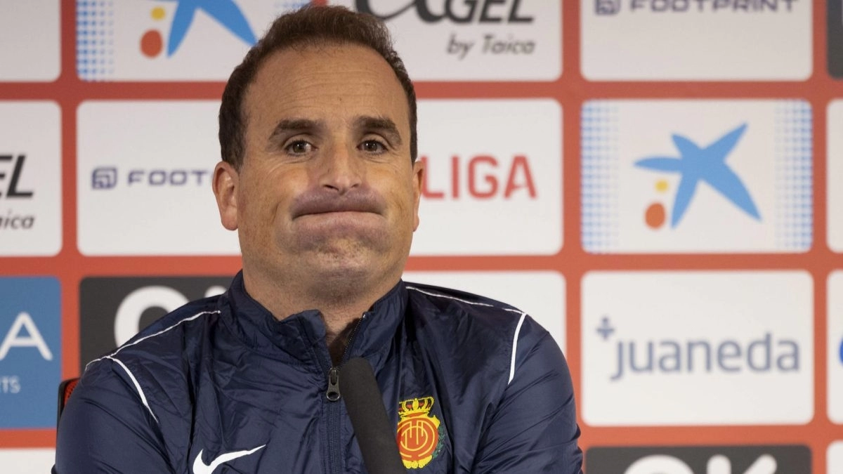 <p>Jagoba Arrasate, Mallorca's coach</p>