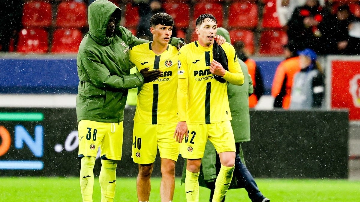 Los jugadores del Villarreal tras un partido