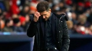 Cholo Simeone, actual entrenador del Atlético de Madrid: Reuters.