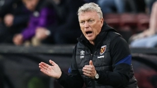David Moyes está dejando muy buenas sensaciones en el banquillo 'hammer'. Foto: Getty