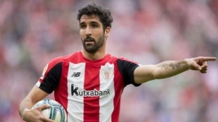 Raúl García, jugador del Athletic club de Bilbao: Athletic.