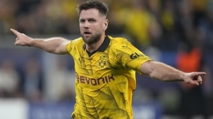 Niclas Füllkrug, veterano delantero del Borussia Dortmund que podría fichar por el Atlético de Madrid o el Milan