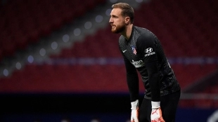 Jan Oblak, portero titular del Atlético de Madrid, podría perder su puesto en favor de Musso.