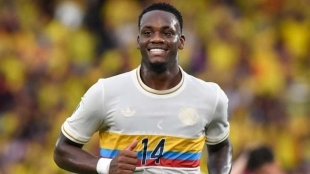 Jhon Durán, delantero del Aston Villa e internacional con Colombia