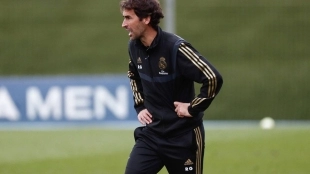 <p>Raúl González Blanco, coach of Real Madrid Castilla</p>
