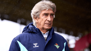Manuel Pellegrini, entrenador del Real Betis