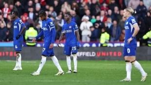 Los jugadores del Chelsea