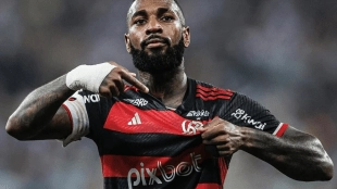 Gerson, capitán del Flamengo