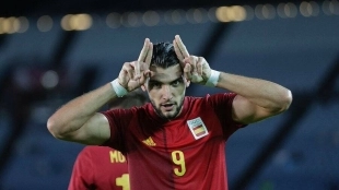 Rafa Mir, delantero del Sevilla cedido en el Valencia