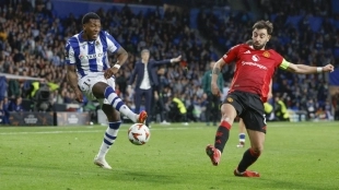 Sheraldo Becker, jugador de la Real Sociedad