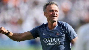 Luis Enrique, actual entrenador del PSG
