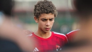 Hamza Abdelkarim, joven delantero del Al Ahly