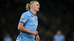 Erling Haaland, delantero del Manchester City