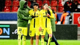 Los jugadores del Villarreal tras un partido