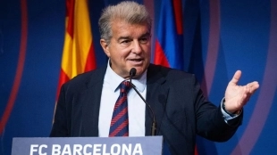 Joan Laporta, presidente del FC Barcelona