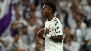 Vinicius protesta al ser cambiado con el Real Madrid