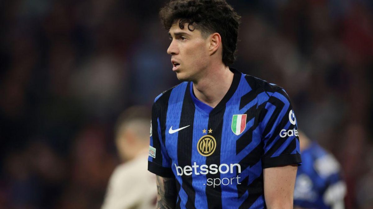 Alessandro Bastoni during a match with Inter Milan