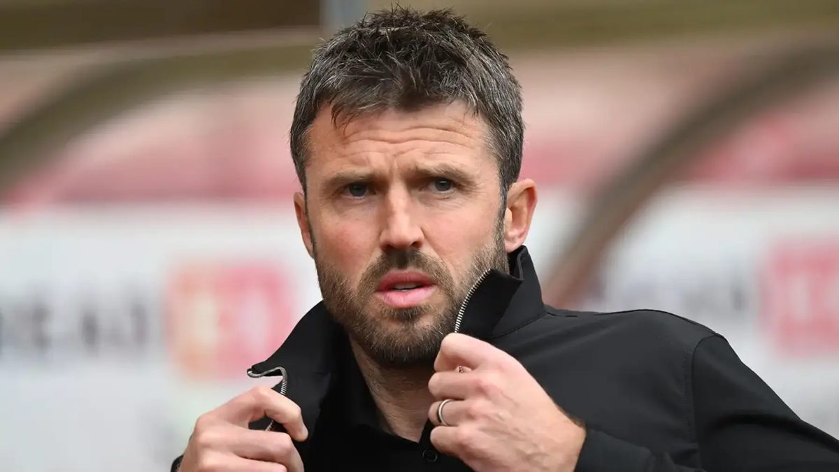Michael Carrick, entrenador del Manchester United