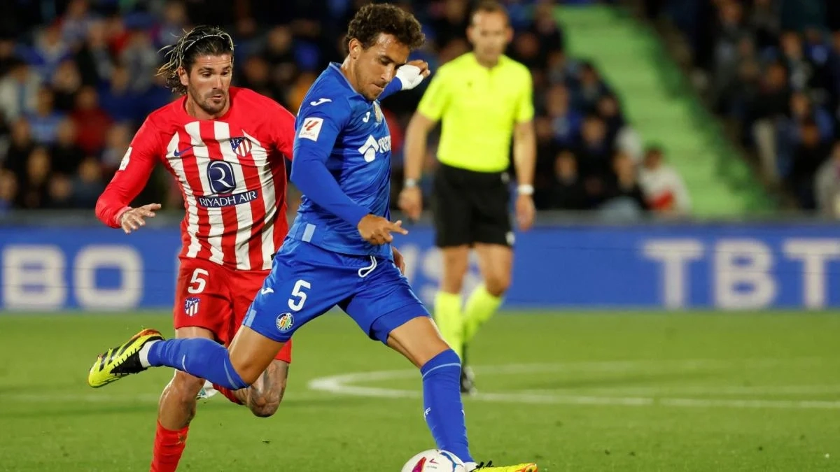 <p>Luis Milla, Getafe CF player who could sign for Atlético de Madrid</p>