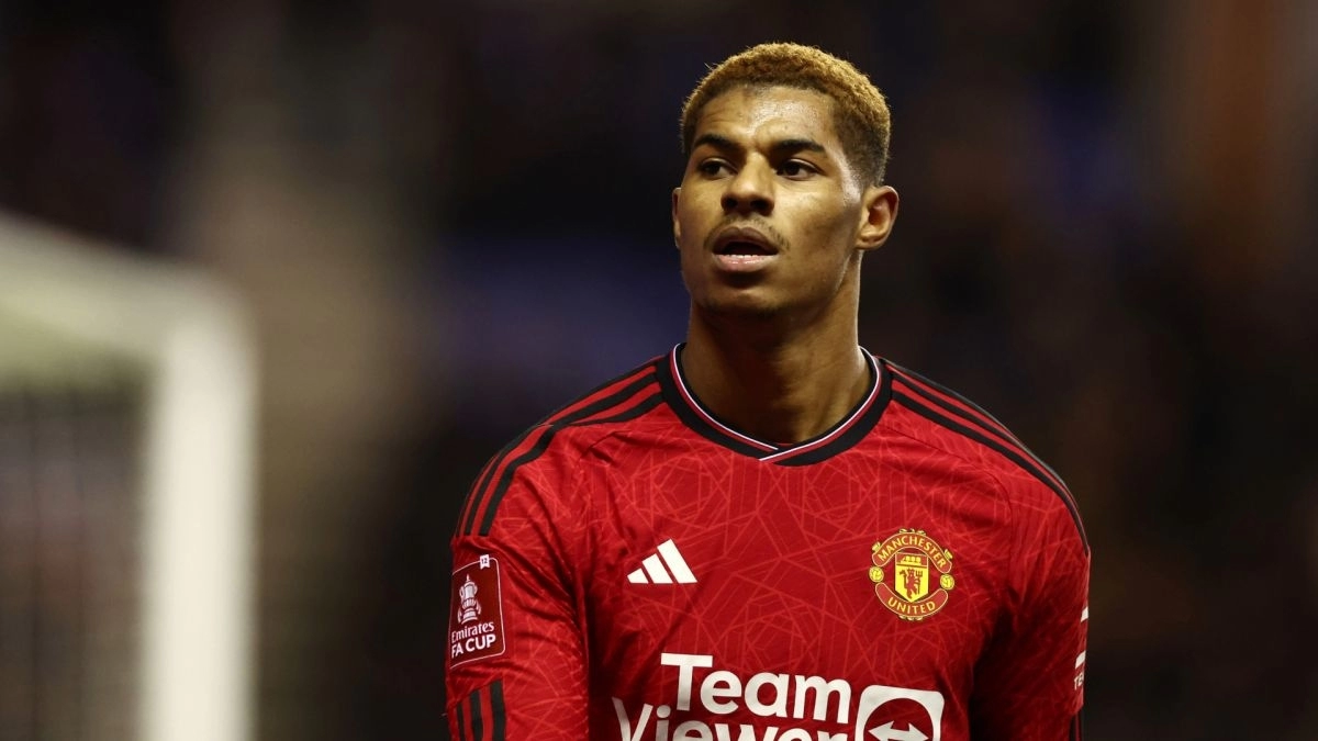 <p>Marcus Rashford, star of Manchester United who could leave the English club</p>