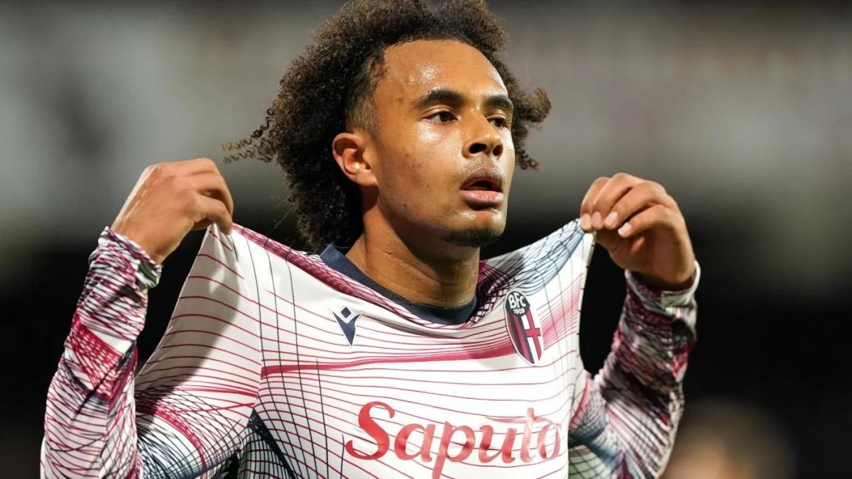 <p>Joshua Zirkzee, player for Manchester United</p>