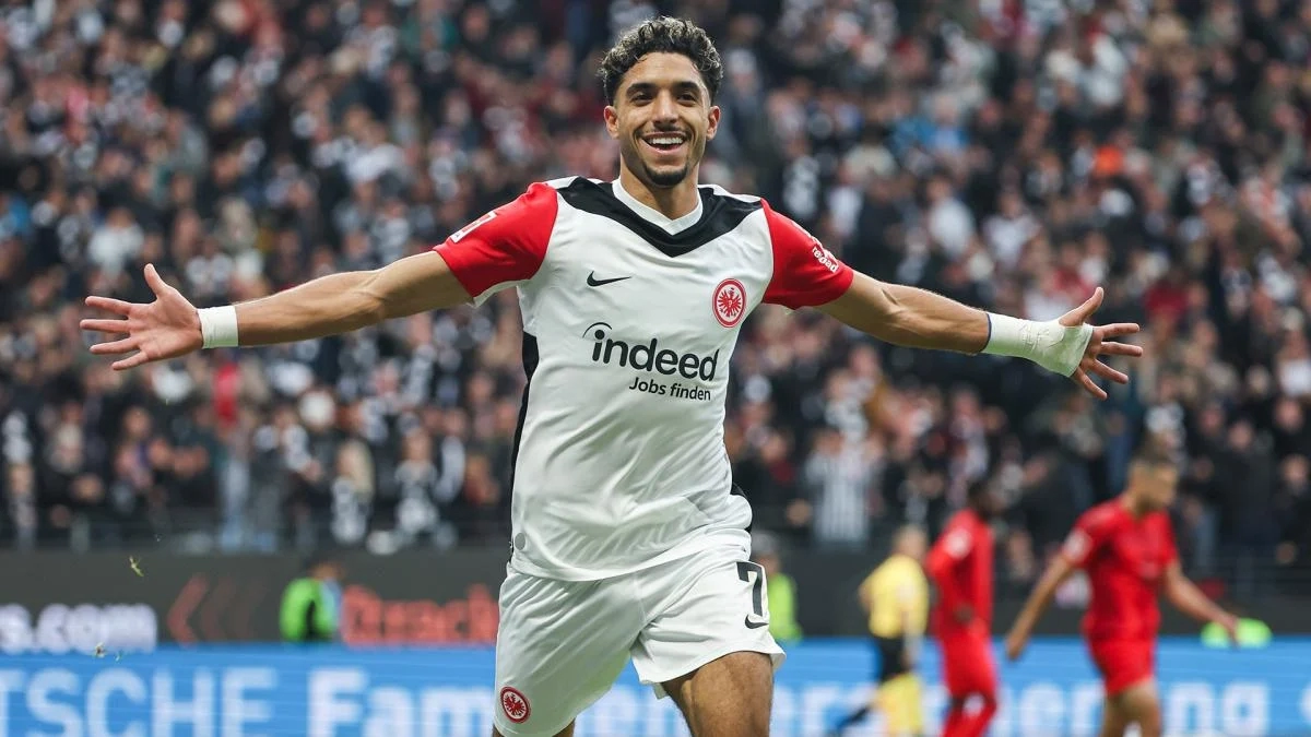 <p>Omar Marmoush, player of Eintracht Frankfurt</p>