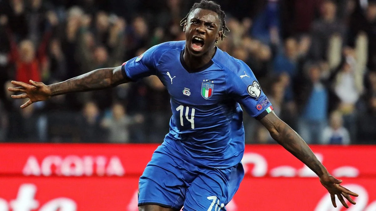 Moise Kean, delantero italiano de la Fiorentina