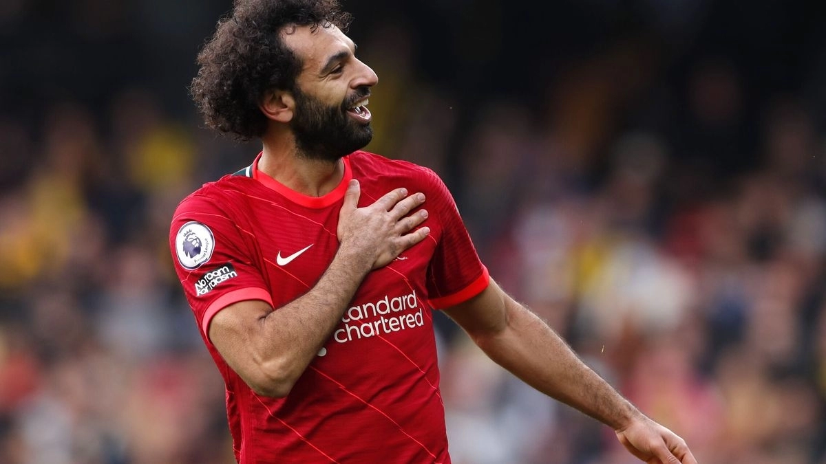 <p>Mohamed Salah, living legend of Liverpool</p>