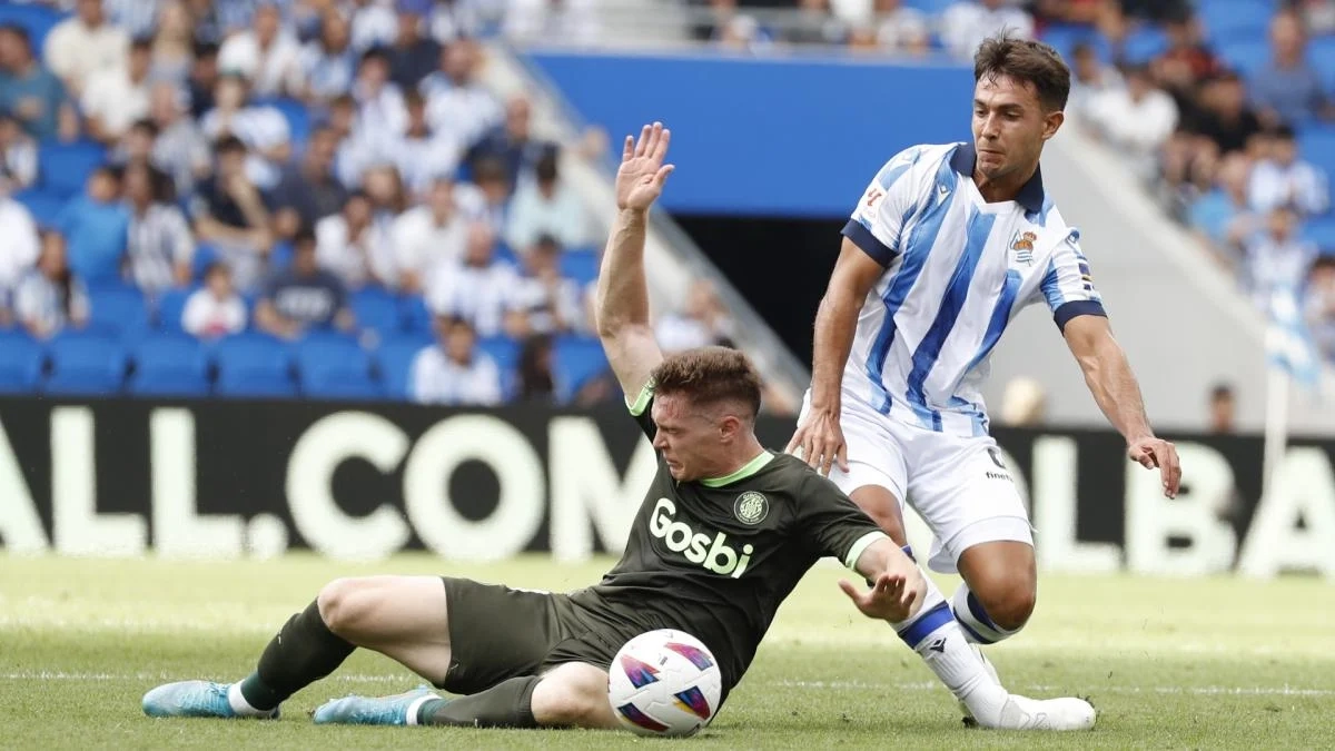 Martín Zubimendi, centrocampista español de la Real Sociedad