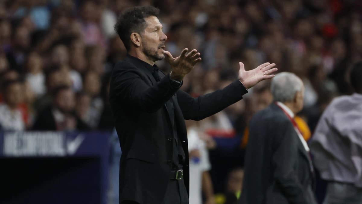 Cholo Simeone, entrenador del Atlético de Madrid 