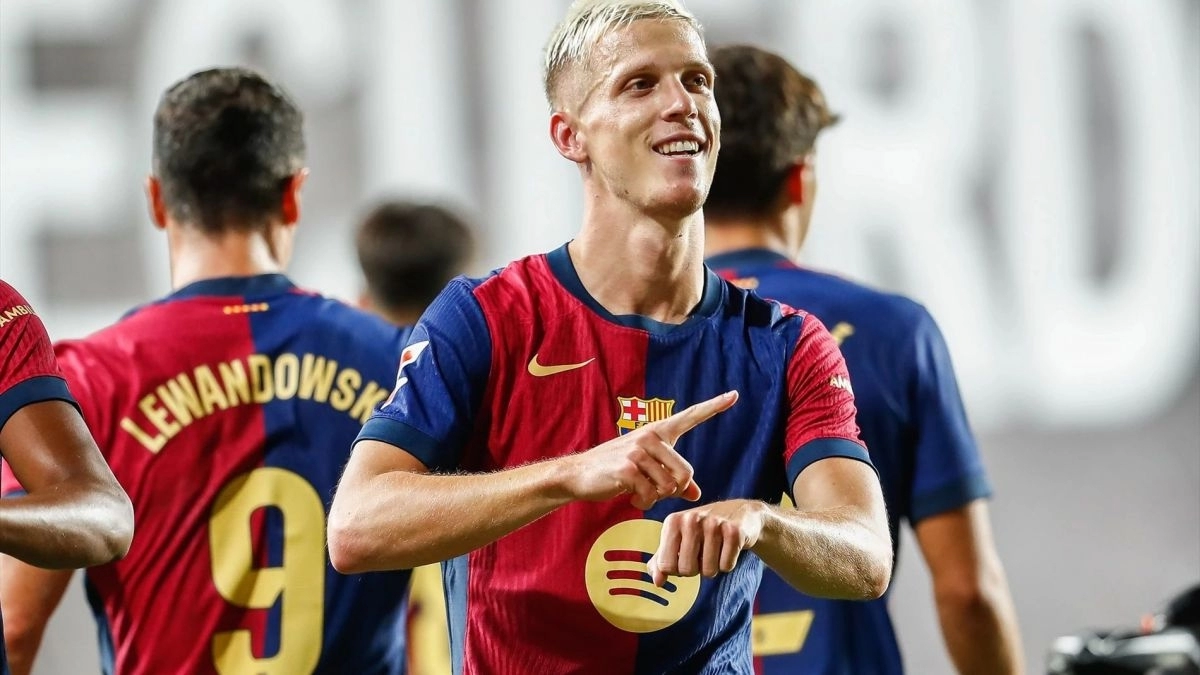 Dani Olmo, jugador del Barcelona