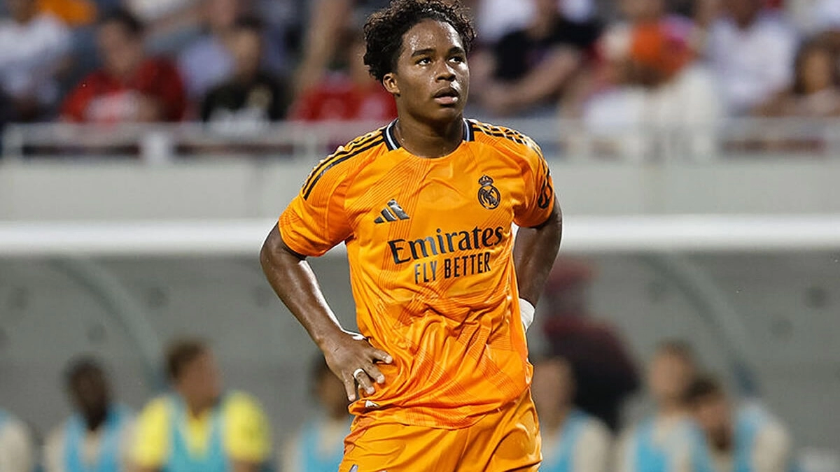 Endrick, delantero del Real Madrid