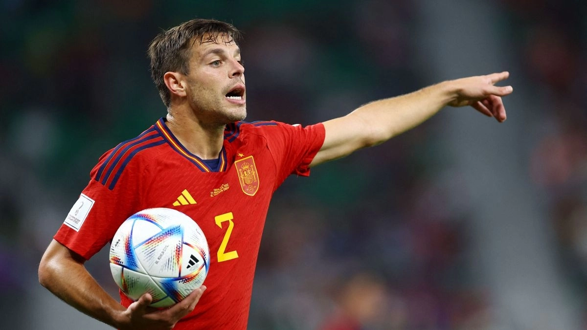 César Azpilicueta, jugador del Atlético de Madrid