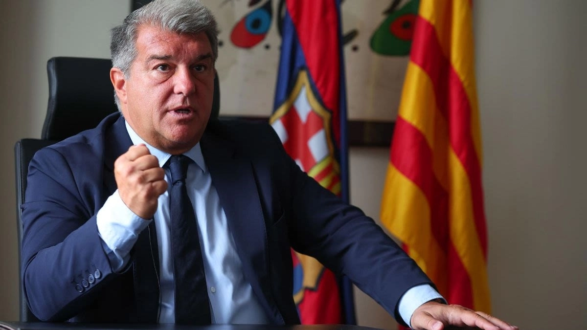 Joan Laporta, president of FC Barcelona.