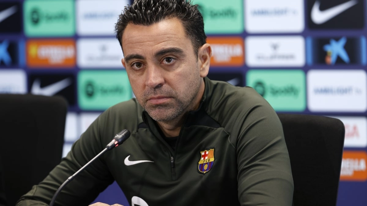 Xavi Hernández, former coach of Barcelona