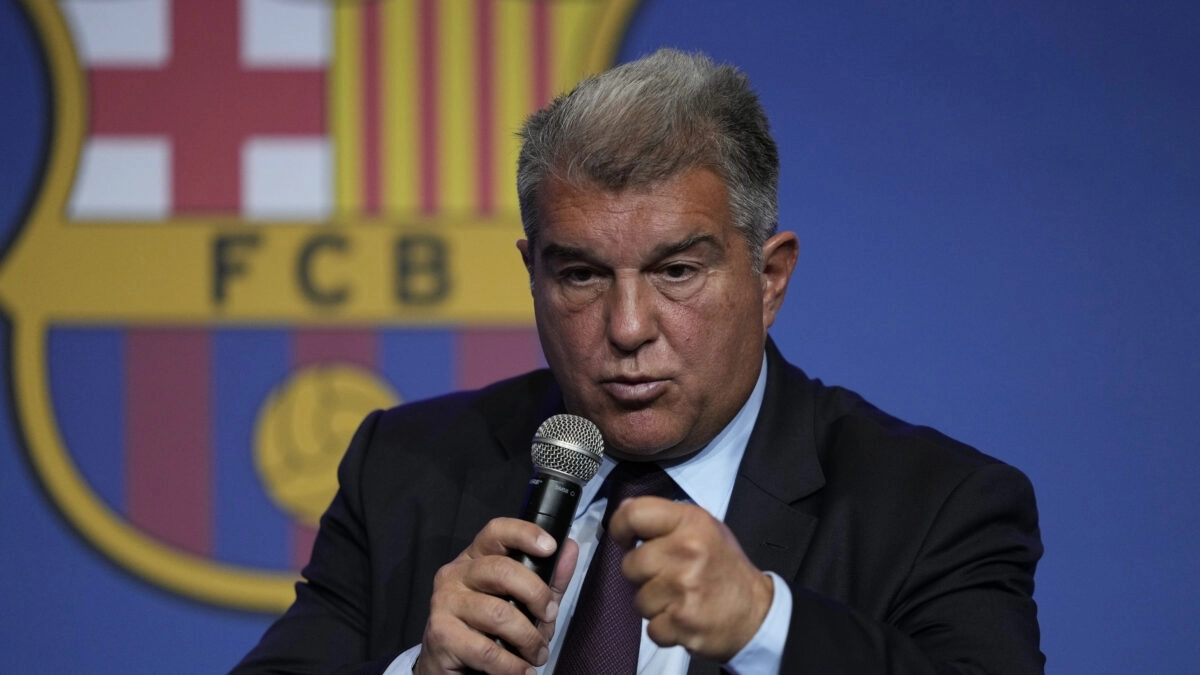 Joan Laporta, presidente del FC Barcelona