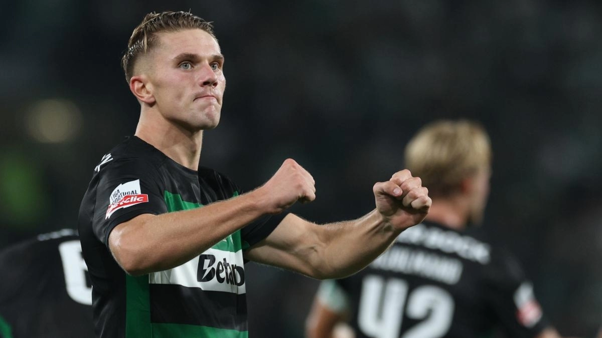 Viktor Gyökeres, delantero titular del Sporting de Lisboa