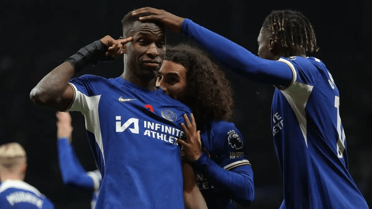 Nicolas Jackson, forward for Chelsea.