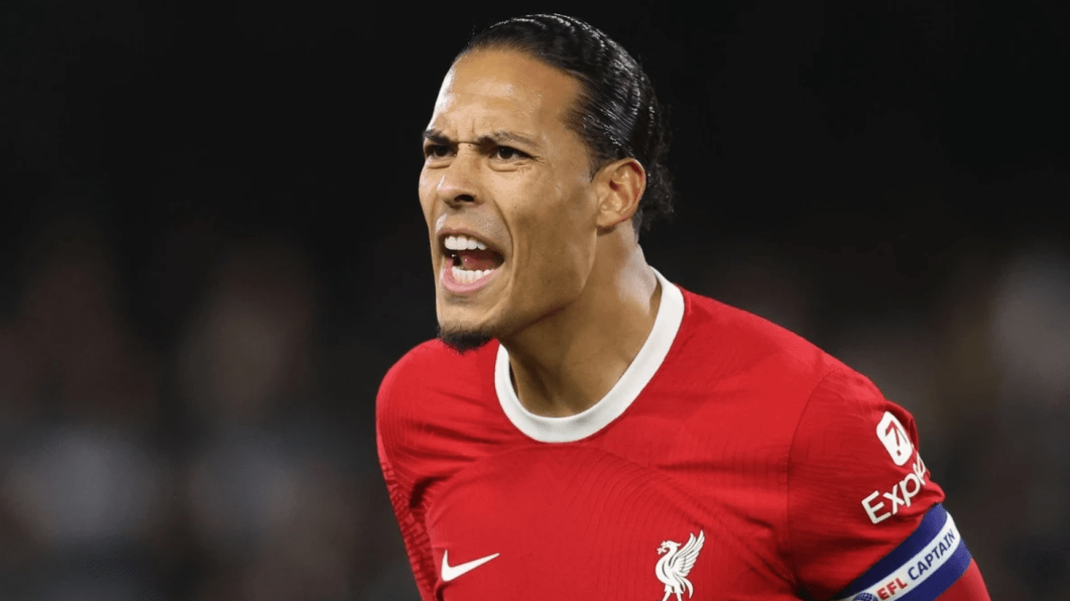 Van Dijk in a Carabao Cup encounter