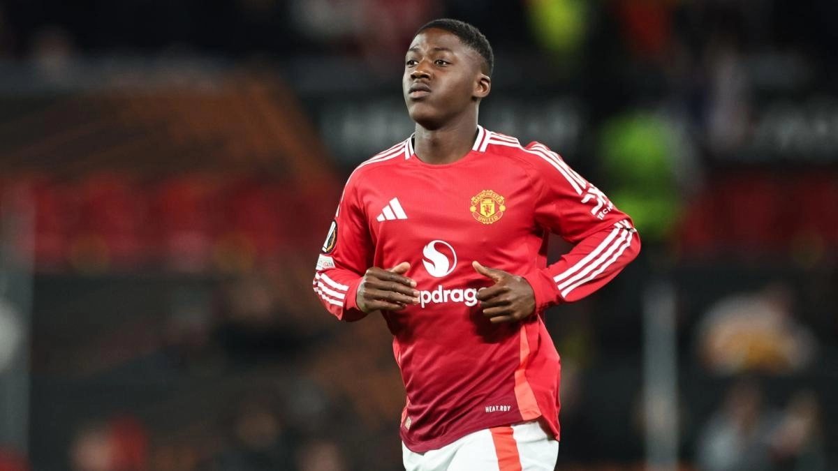 Kobbie Mainoo, midfielder of Manchester United
