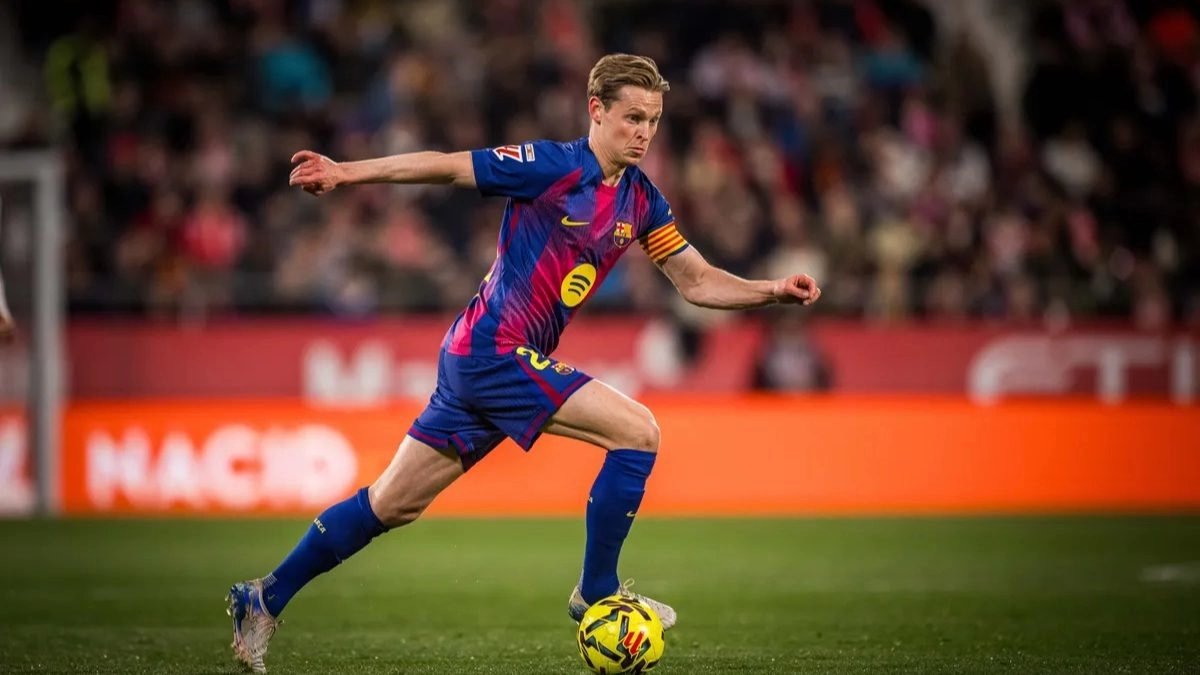Frenkie de Jong during a match with FC Barcelona.