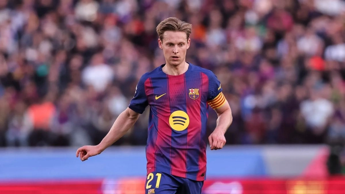 Frenkie de Jong during a match with FC Barcelona