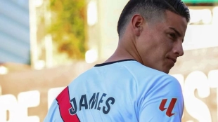 <p>James Rodríguez, new signing for Rayo Vallecano</p>