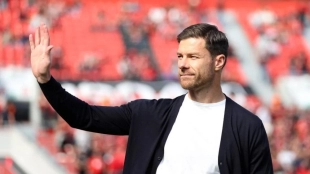 <p>Xabi Alonso, current coach of Bayer Leverkusen</p>