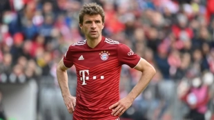 <p>Thomas Müller, Bayern Munich's star player</p>
