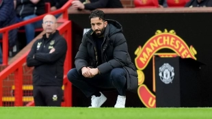 <p>Rúben Amorim, Manchester United's coach</p>