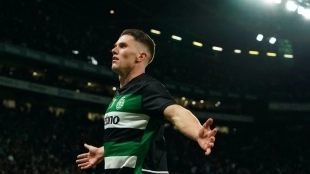 Viktor Gyökeres, starting forward for Sporting Lisbon